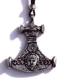 MJOLNIR Big Thor Amulet Necklace Pendant Jewelry Charm  
