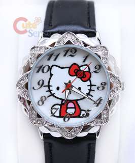 Sanrio Hello Kitty Wrist Watch w/Stone  Licensed USA  