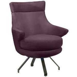  Landon Office Chair 34hx28w Eggplant