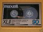   MAXELL XL II 60 CHROME BLANK AUDIO CASSETTE TAPES NEW SEALED HIGH BIAS