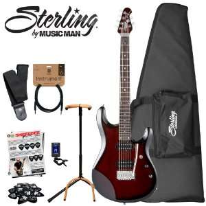  Music Man JP60 PRB Electric Guitar with Pearl Red Burst Finish   Kit 