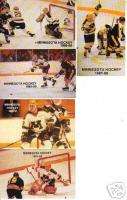 1990 91 University of Minnesota Pocket Hockey Schedule  