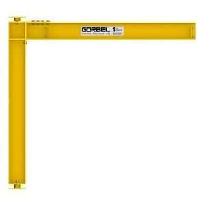 Gorbel® Hd Mast Type Jib Crane 14 Span & 18 Height Under Boom, Full 
