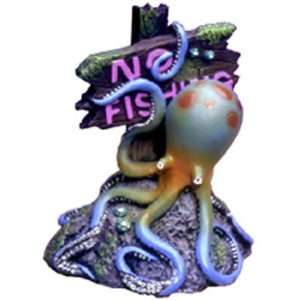  Exotic Environments Octopus With No Fishing Sign Pet 