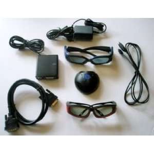   Projector or 120hz Monitor with emitter, glasses(ONE)