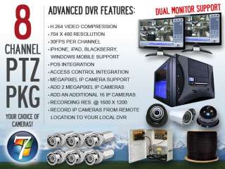   DVR H.264 Video Surveillance Camera Package CCTV Security CH  