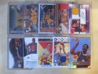 this lot of 1500 los angeles lakers cards are all in nrmint mint 