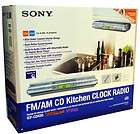 sony icf cdk50 under cabinet kitchen cd clock radio brand