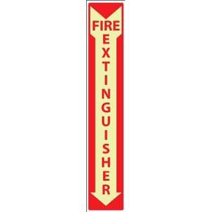  Fire, Fire Extinguisher, 24X4, Adhesive Vinylglow 