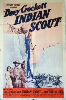 531 Davy Crockett Indian Scout, original 1955 movie poster, George 
