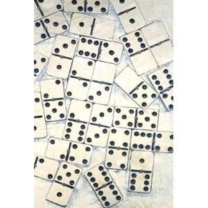   Domino Theory I   Artist Susan Gillette   Poster Size 24 X 36 inches