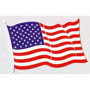  Beistle American Flag 18 Cutout (24 Pack) Patio, Lawn 