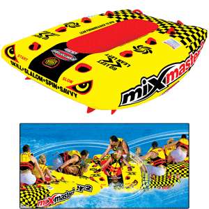   Doable Mix Master 2 Inflatable Boat Water Lake Towable Tube  