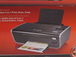 NIB Lexmark X4650 Wireless All In One Inkjet Printer  