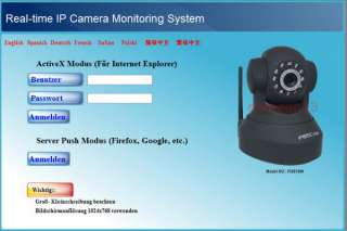 Foscam Wireless IP/Network Camera Mobile viewing  