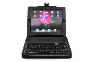   Bluetooth Keyboard + Leather Stand Skin Case for iPad 2 USA Shipping