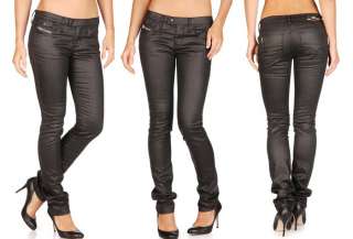 DIESEL Women Jeans Livy Biker 0065Q Black Skinny Leg  