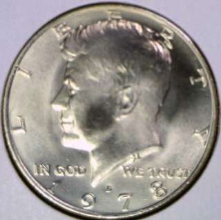 1978 D John F. Kennedy JFK Half Dollar From Fresh MINT Set  