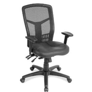   Cool Mesh High Back Chair with Leather Seat by Office Source Office
