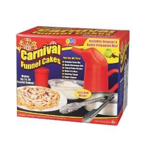  Funnel Cake Starter Kit with Cake Mix, Pitcher and Cake 