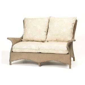   Love Seat Cushion Set Fabric Canvas Natural Patio, Lawn & Garden