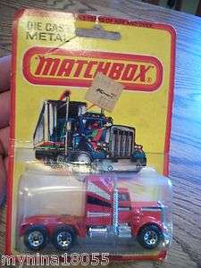 MATCHBOX 1980 #41 Kenworth Convention Aerodyne on card  