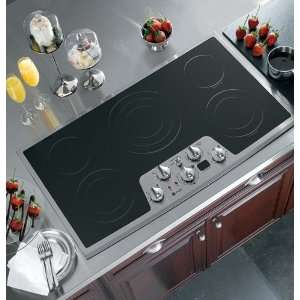 GE PP972SMSS Stainless Steel Profile 36 Built In CleanDesign Cooktop 