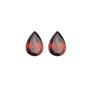   of 13x9 mm Pear Matching Loose Garnet (2 pcs set) Gemstones Jewelry