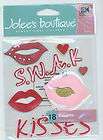 SWAK Lips Kisses Sealed With A Kiss Valentines Day Jolees 3D 