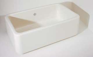 ROHL 30 x 18 Fireclay Apron Kitchen Sink   RC3018 WHITE  