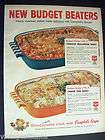 50s image Tomato Macaroni Bake & Cheese Fish w/ Campbel