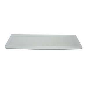   Clear with Frosted Border Tempered Glass Shelf