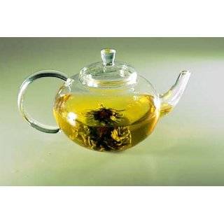   Glass Teapot & Infuser for loose tea or display tea (pure glass, no
