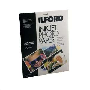 Ilford Glossy Inkjet Paper, 8.5x11   15 Sheets Camera 