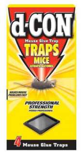 The d Con Mouse Glue Trap uses non poisonous, ultra strong glue to 