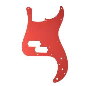   Mirror Pickguard For Fender Precision Bass Red Musical Instruments