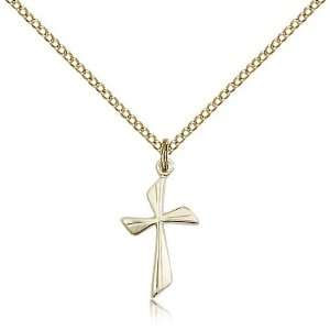  Cross Pendant, Gold Filled Bliss Jewelry
