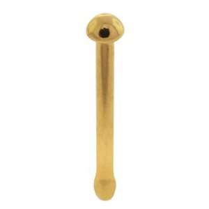  316L Surgical Steel Gold Plated Nose Bone Dome Nose Stud 