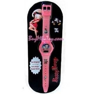 Girls Pink Betty Boop Digital Kids Wrist Watch