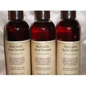 Carols Daughter 3 Pack Black Vanilla Herbal Shampoo 8.oz