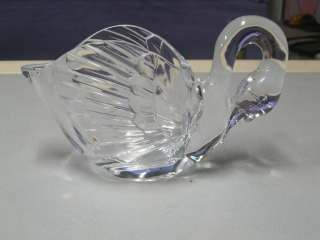 CRISTAL DARQUES LEAD CRYSTAL SWAN  