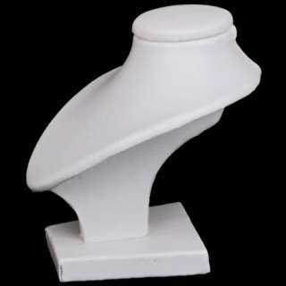 KK422 White Leather Jewelry Display Stand Bust 5pcs  
