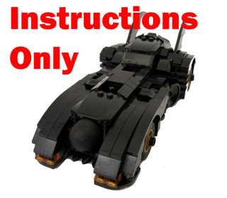 Custom INSTRUCTION BOOK Lego Batman Batmobile Batrocket 7781 7784 6864 