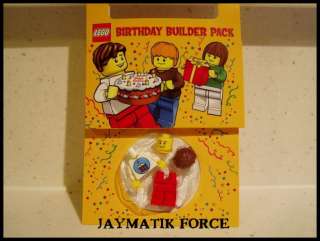 LEGO Birthday Minifigure Party Minifig favor cake candle builder 