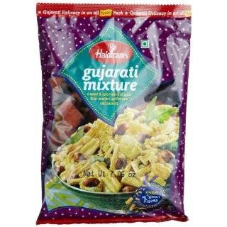  Haldiram Gujarati Mixture, 7.06 Ounce Pouch (Pack of 5 