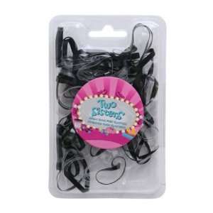  300 Pcs Rubber Bands Black and Clear Case Pack 72   706012 
