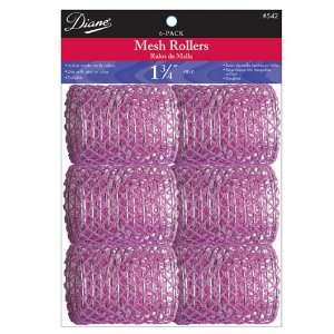  Diane Mesh Hair Rollers Pink * Size 1 3/4 Diameter X 2 3 