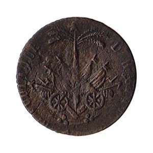  1817 (AN 14) Haiti 25 Centimes Silver Coin Everything 