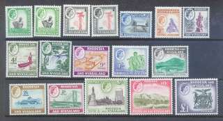 Rhodesia Nyasaland 158 71 LH Scenes/Trades CV 109.45  