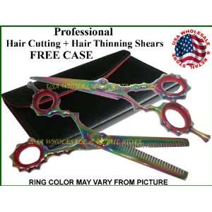 Left Hand 6.5 Professional Hair Cutting + Hair Thinning Shears 